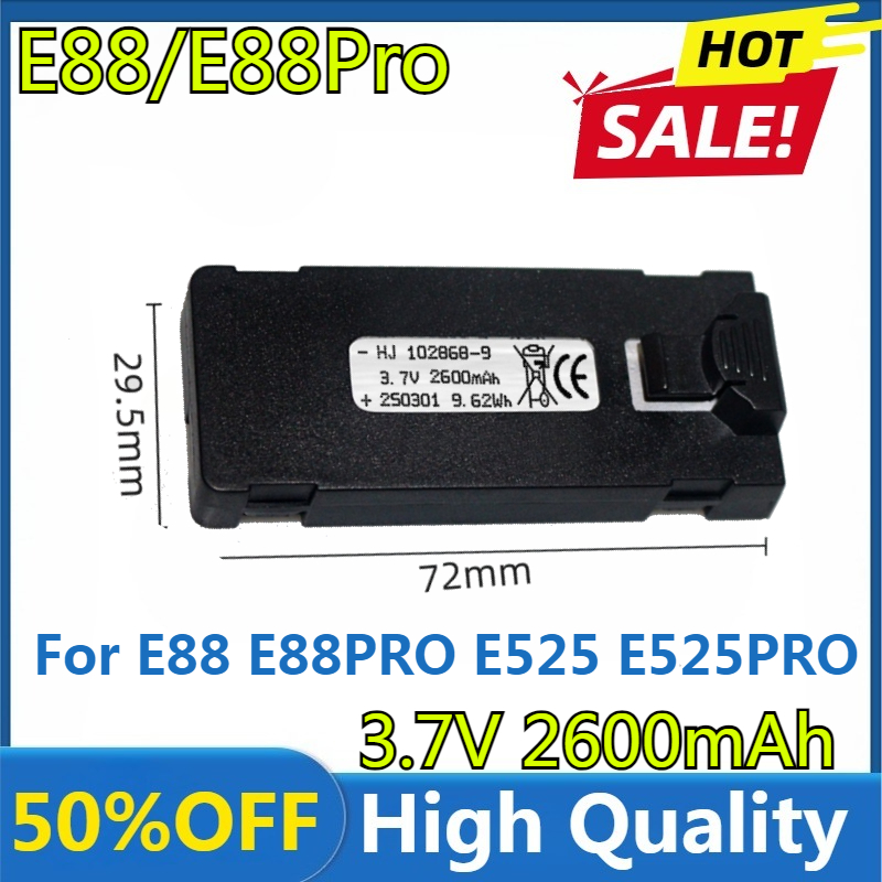 Drone Battery Balance Charger - E88 배터리 3.7V 2600mAh E88 E88PRO