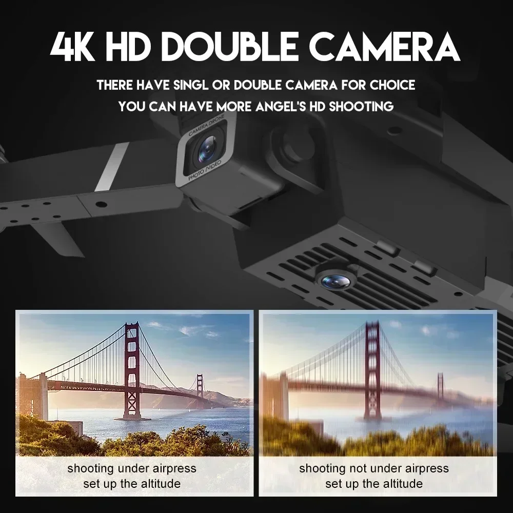 E88 프로 와이파이 FPV 드론, 광각 HD 4K 1 - Drone Battery Case 리뷰 및 가격