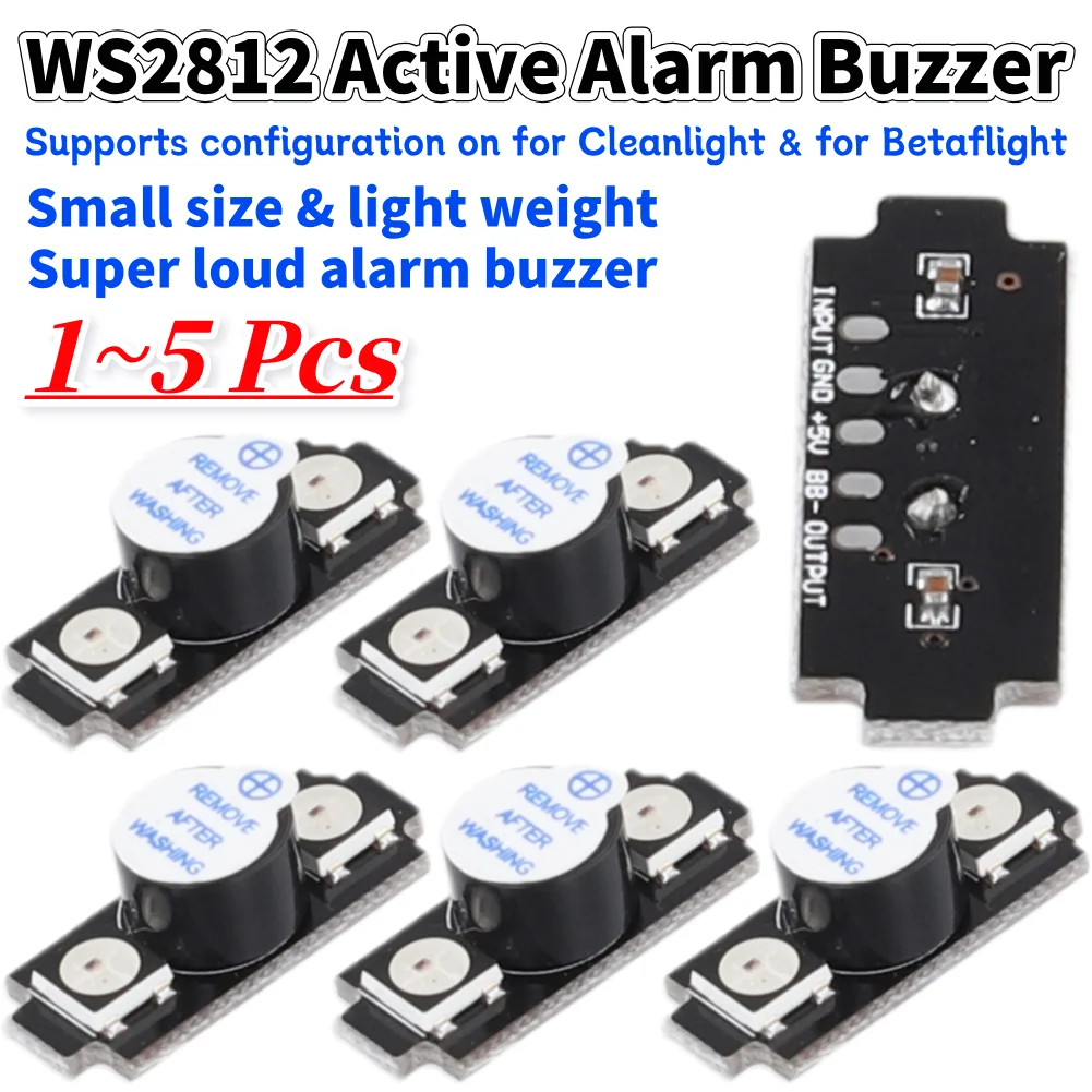 WS2812 액티브 알람 버저 컬러풀 RGB LED 버 - Drone Battery Alarm 리뷰 및 가격